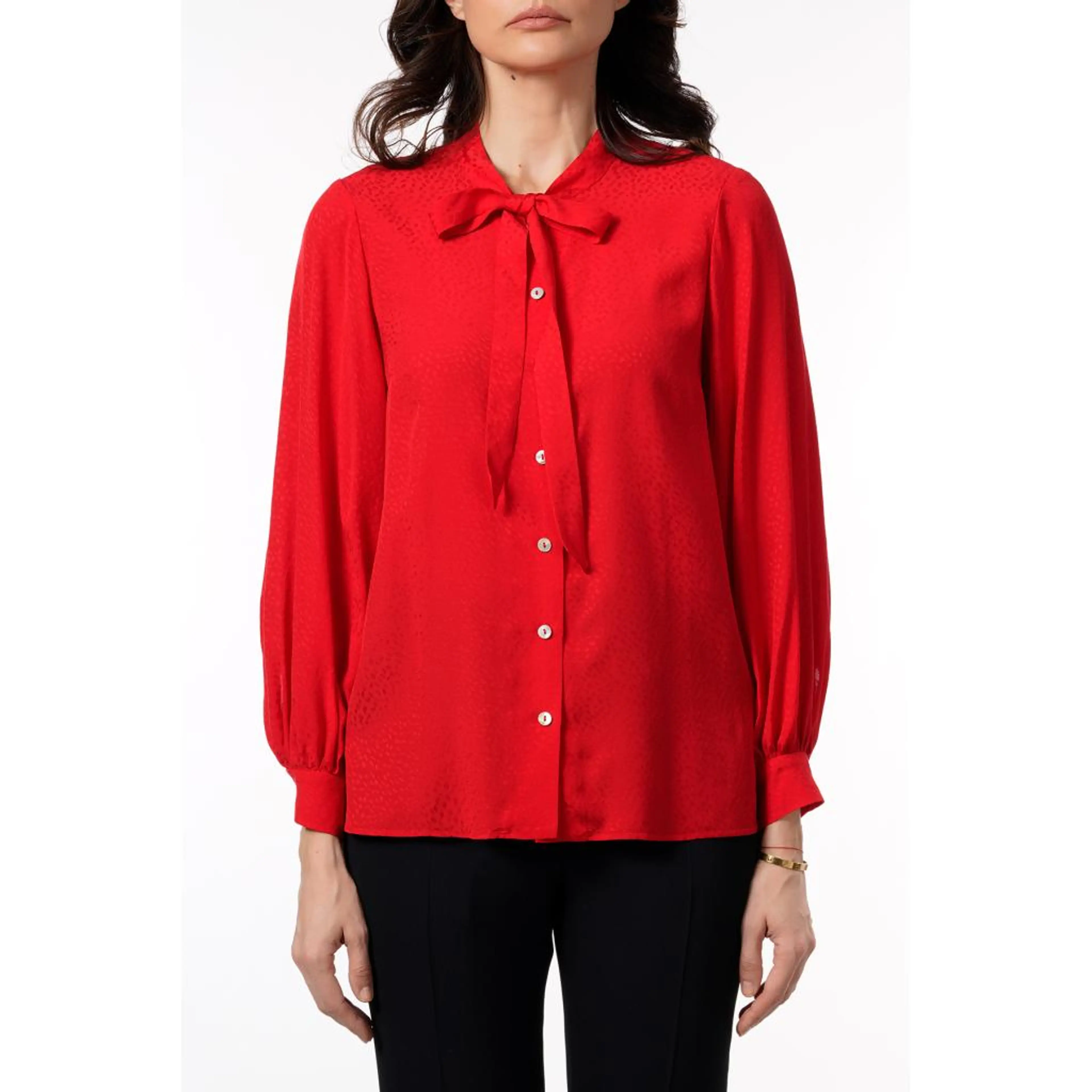Блуза червена