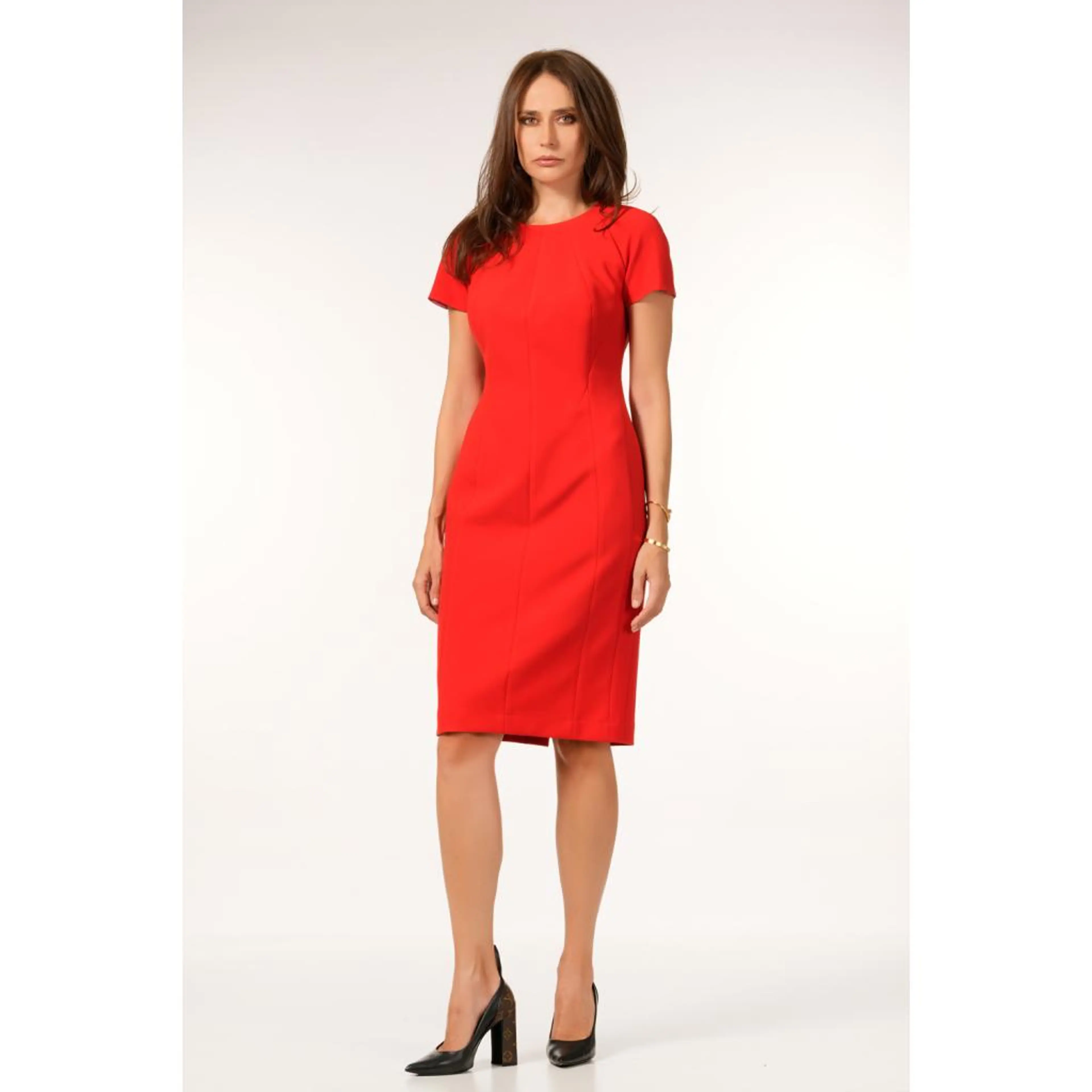 Рокля червена