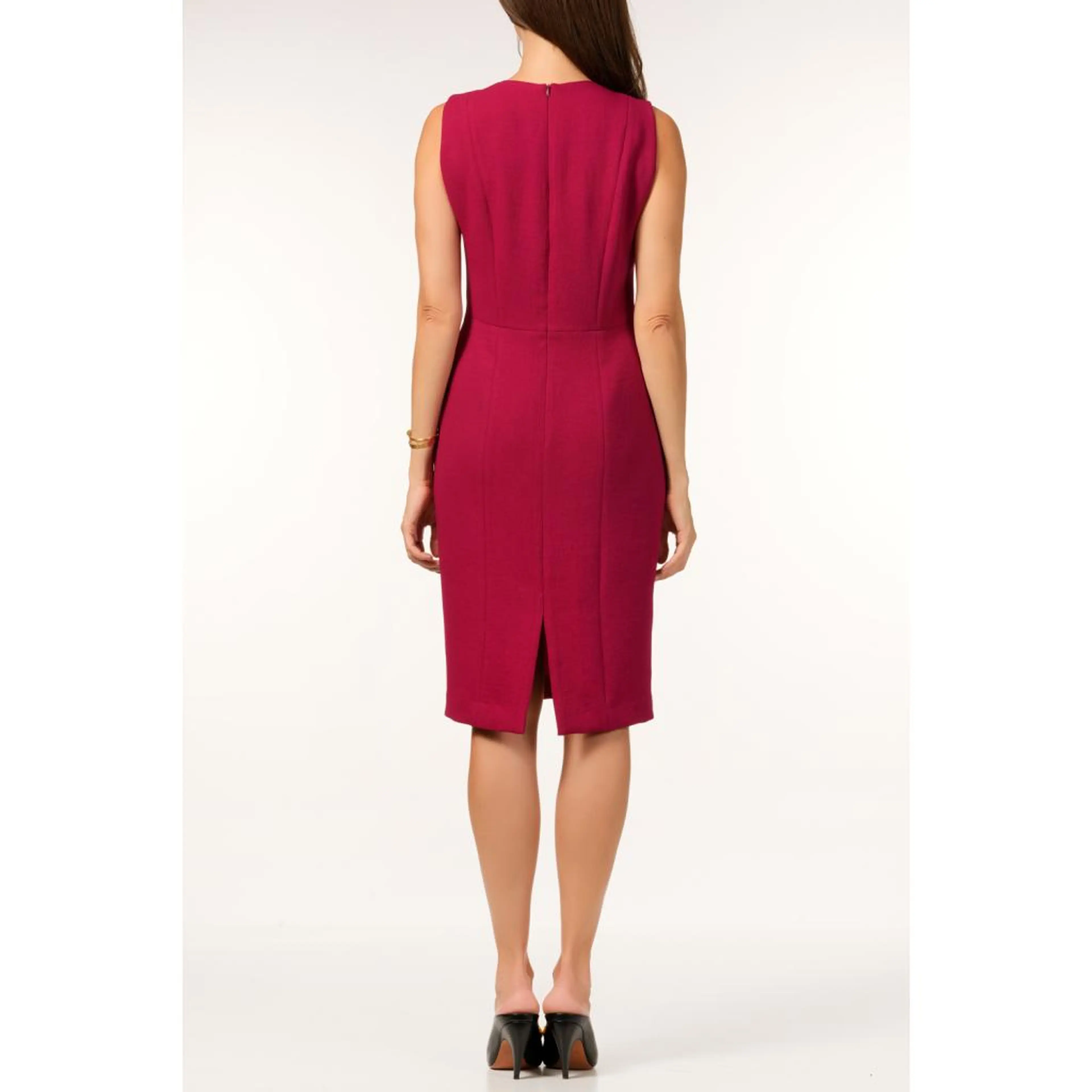 Рокля малинова