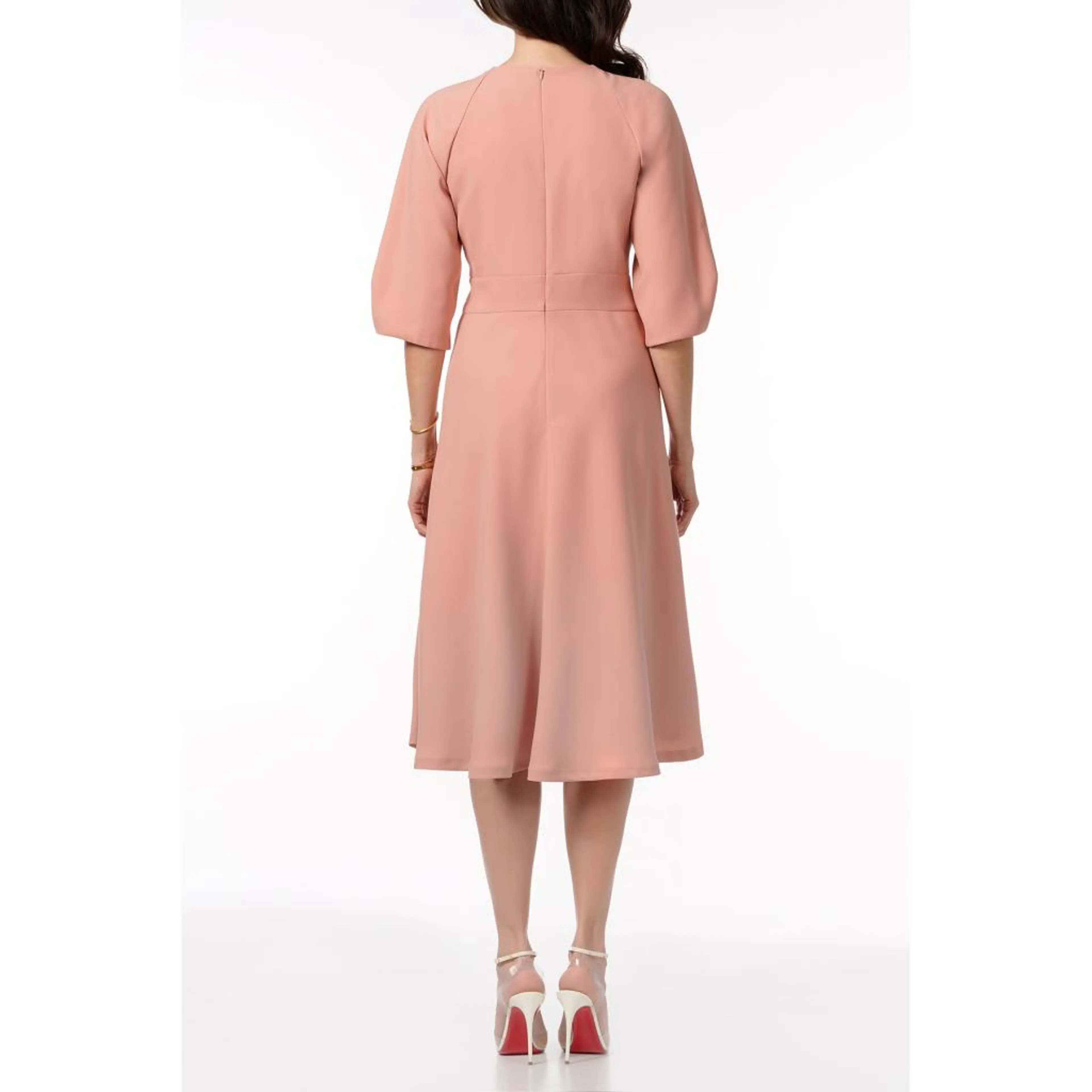 Рокля розова, разкроена